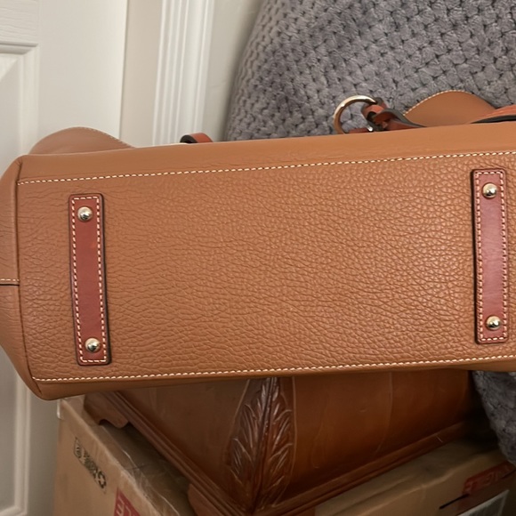 NEW Dooney & Bourke Tammy in Desert Pebbled Leather Tote Bag Large Shoulder - Picture 12 of 13